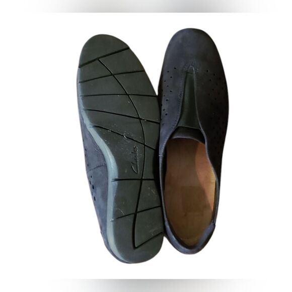 Clarks Women's Daelyn Summit Slip On Black Nubuck Size 7.5 M - Picture 8 of 8